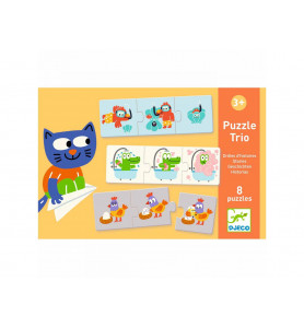 Puzzle trio Drôles d'histoires - Djeco DJ08117