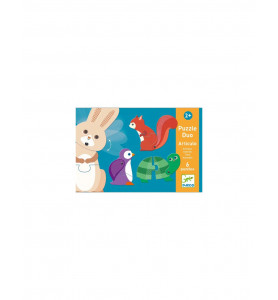 Puzzle duo articulo animaux - Djeco  DJ08175