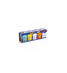 4 pots de pâte à modeler pailletées - Djeco DJ09029