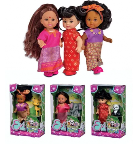 POUPEE EVI LOVE ANIMAUX DU MONDE