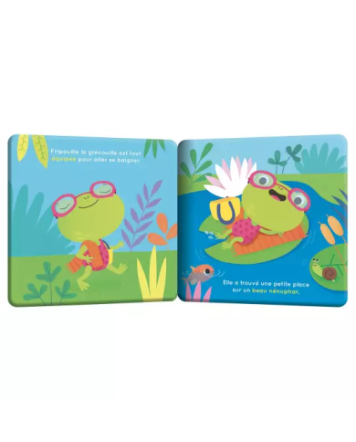Mon premier livre de bain - Fripouille la grenouille