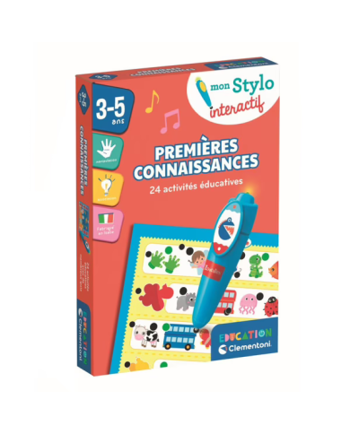 Jeu éducatif Mon stylo interactif - Premières connaissances