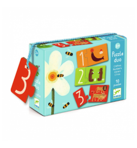 Puzzle duo chiffres - Djeco DJ08151